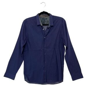 Ted Baker London Men’s Long Sleeve Button Up Blue Size 3